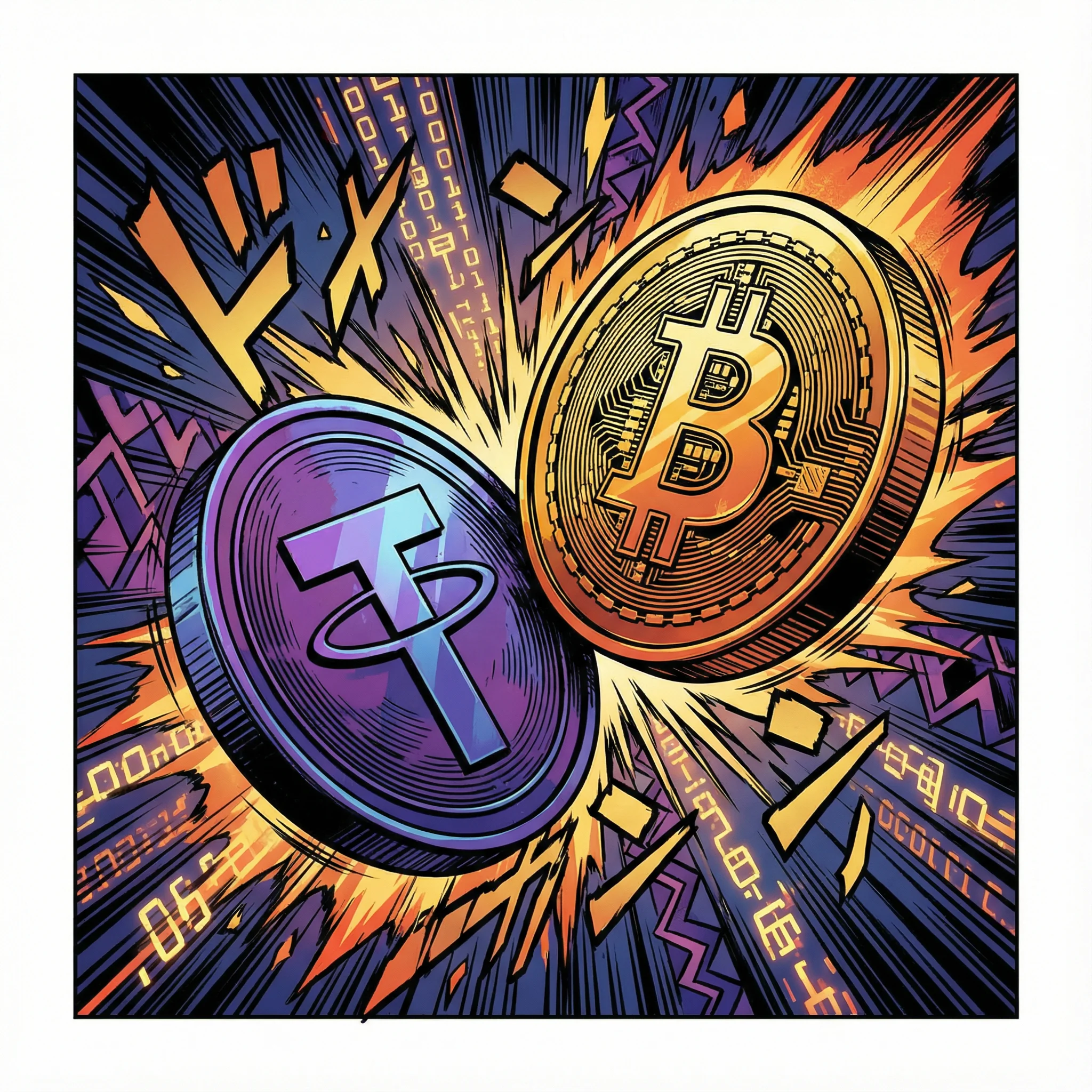 Criptomonedas Bitcoin y USDT en Bono de Casino